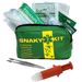 KIT ANTIOFIDICO PER PRIMO SOCCORSO BORSA VERDE - 128x95x45mm - per morsi di serpenti e punture di insetti - 